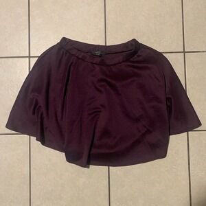 Made by Johnny Women's XL Made In USA Purple Skirt Elastic Waist